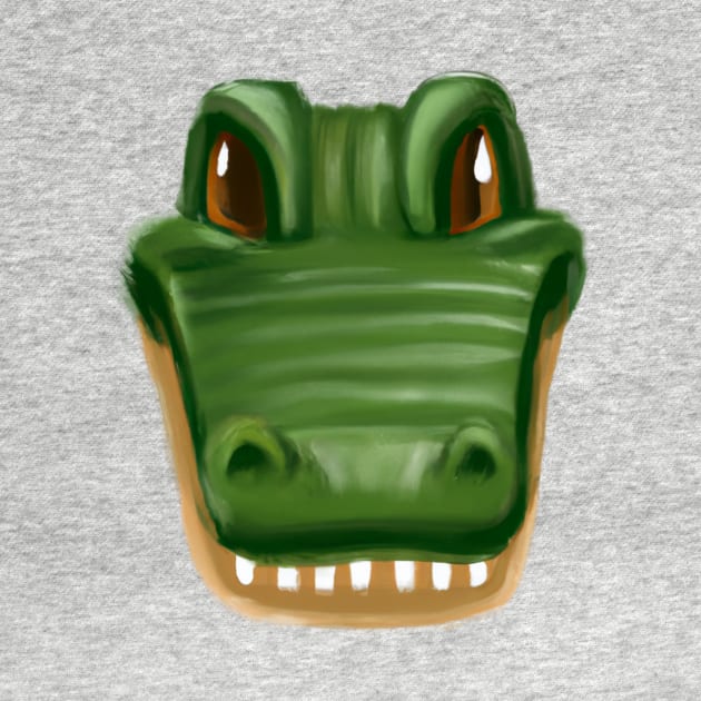 Cute Aligator Drawing by Play Zoo